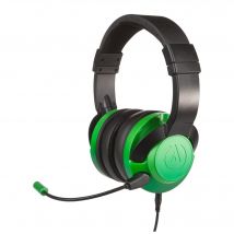 PowerA Fusion Casque avec fil Arceau Jouer : Un casque audio confortable et polyvalent pour une expérience de jeu immersive - Noir et vert
