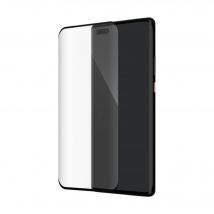 Protection d'écran en verre trempé Bord à Bord Incurvé pour Huawei Mate 40 Pro, Noir