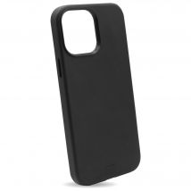 Coque pour iPhone 13 Pro SKY Simili Cuir Noire Puro