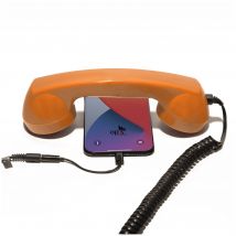 Combiné Téléphone Rétro pour Apple iPhone - Orange