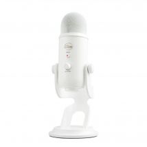 Microphone USB - Blue Yeti - Pour Enregistrement, Streaming, Gaming, Podcast sur PC ou Mac - Blanc