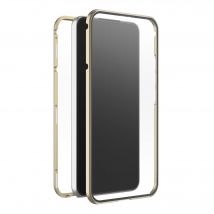 Coque de protection 360° Glass pour Samsung Galaxy S22 + (5G), or