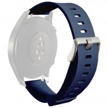 Bracelet Silicone Icon pour Universel 22mm Bleu Puro