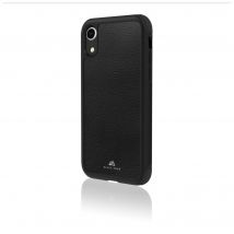 Coque de protection Robust Real Leather pour iPhone Xr d'Apple, Noir