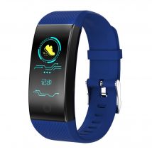Bracelet Connecté Etanche Smartwatch Montre Cardio IP67 Traceur D'Activité Bleu YONIS