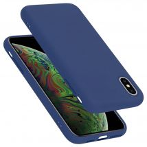 Coque pour Apple iPhone XS MAX en LIQUID BLUE Housse de protection Étui en silicone TPU flexible