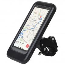 Support 2 roues Renforcé et étanche Maintien clip ajustable Noir Bigben