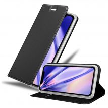 Coque pour Apple iPhone 11 en CLASSY NOIR Housse de protection Étui avec fermeture magnétique, fonction de support et compartiment pour carte