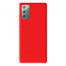 Funda de silicona roja mate para Samsung Galaxy Note 20 - Nuevo