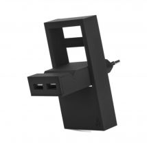 ROCK Noir - Pocket Charger 2 en 1 / Chargeur USB et station de charge