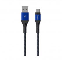 ENERGIZER CABLE USB-C BRAIDED AND METAL 2M BLUE