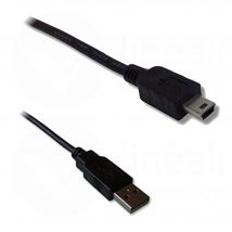 Cable mini USB B de 5 clavijas macho / USB A macho - Nuevo