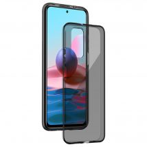 Coque Xiaomi Redmi 10 Silisoft souple Noire Bigben