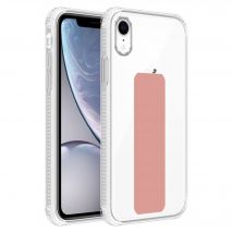 Coque pour Apple iPhone XR en ROSE Housse de protection Étui en silicone TPU flexible avec support et fonction stand