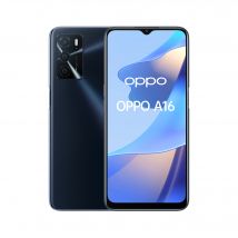 Oppo A16 64 GB, Negro, desbloqueado- Reacondicionado - Muy buen estado