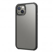 Carcasa protectora Robust Transparent para Apple iPhone 13, negra - Nuevo