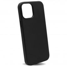 Coque pour iPhone 12 Pro Max SKY Simili Cuir Noire Puro