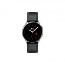 Galaxy Watch Active2 40 mm - Boitier en Acier Argent - 4G - Bracelet Noir