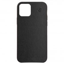 Coque en Cuir pour iPhone 12 mini Noire Beetlecase