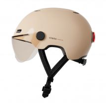 Cosmo Fusion - Casque avec éclairage Vélo Arrière Intelligent et Connecté - Feu Stop, Detection de Chute Automatique, Partage de trajet