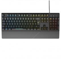 AURIGA - Teclado retroiluminado con cable - Negro - Nuevo