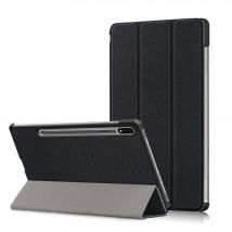 Housse Samsung Galaxy Tab S7 Plus / S8 Plus / S7 FE 12.4 pouces smartcover noire - Etui coque Pochette noir protection Tab S7 FE 5G / S7+ / S8+