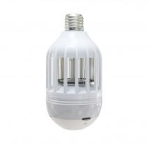 Lampe Caméra Espion HD 360° Anti Moustique Surveillance IP WIFI Android iOs DVR YONIS