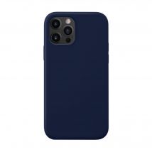 Carcasa de gel de silicona suave a prueba de golpes para Apple 12 Pro Max, azul Oxford - Nuevo