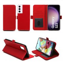 Samsung Galaxy S23 5G Etui / Housse pochette protection rouge
