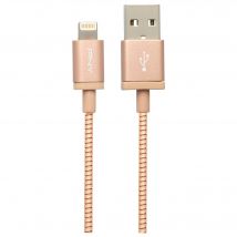 PNY Cable de carga y sincronización USB A/Lightning MFI 2.4A 1,2m Rosa - Nuevo
