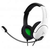 PDP LVL40 Casque Avec fil Arceau Jouer Blanc