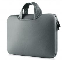 Pochette avec poignée 15 pour MAC APPLE Housse Protection Sacoche Ordinateur Portable PC Tablette 15 Pouces (GRIS)