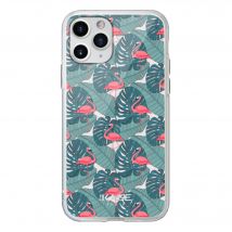 Coque hybride Flamant rose tropical pour Apple iPhone 11 Pro