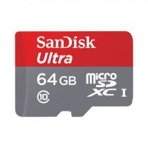 Micro SDHC Ultra 64 Go UHS-I Card avec adaptateur SD