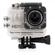 Caméra Wifi Sport Embarquée Plongée Caisson Caméscope Full HD 1080P Argent 32 Go YONIS