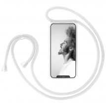 Coque avec Cordon pour SAMSUNG Galaxy A41 Silicone Airbags Transparente