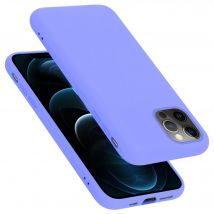 Coque pour Apple iPhone 12 PRO MAX en LIQUID LIGHT PURPLE Housse de protection Étui en silicone TPU flexible