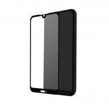 Protector de pantalla de vidrio templado (100% de cobertura de superficie) para huawei Y5 2019, Negro - Nuevo