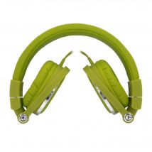 WE Casque Audio Filaire - Micro Intégré pour les Appels Téléphonique - Smartphone Android et iOS - Casque Stéreo Réglable - Vert