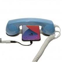 Combiné Téléphone Rétro pour Apple iPhone - Bleu Clair