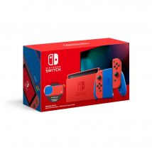 Switch - Edition Mario (Rouge & Bleu) & Housse Mario - Console de jeux portables 15,8 cm (6.2 ) 32 Go Écran tactile Wifi Bleu, Rouge
