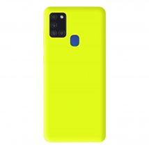 Carcasa de silicona Amarillo Mate compatible Samsung Galaxy A21S - Nuevo