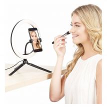 Anneau LED Selfie Pro avec support et déclencheur Bluetooth