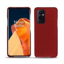 Coque cuir OnePlus 9 Pro - - Rouge - Cuir grainé