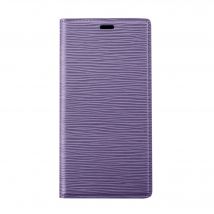 Diarycase 2.0 Coque clapet en cuir véritable avec support aimanté pour Apple iPhone 13, Violet Lilas