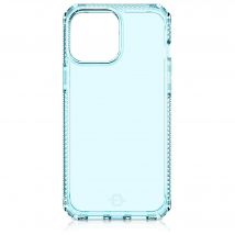 Coque renforcée iPhone 13 Pro Max Spectrum Clear 3m Transparente Bleu Clair Itskins