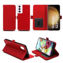 Samsung Galaxy S23 Plus / S23+ 5G Etui / Housse pochette protection rouge