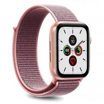 Bracelet Nylon Sport pour Watch 40mm 38-40-41mm Rose Puro