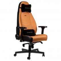 noblechairs ICON Chaise en cuir véritable Cognac / Noir