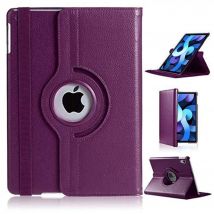 Apple iPad Air 5 M1 2022 housse violette rotative 360 degres